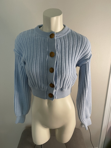 Free People Crop Cardigan - Picture 2 of 3